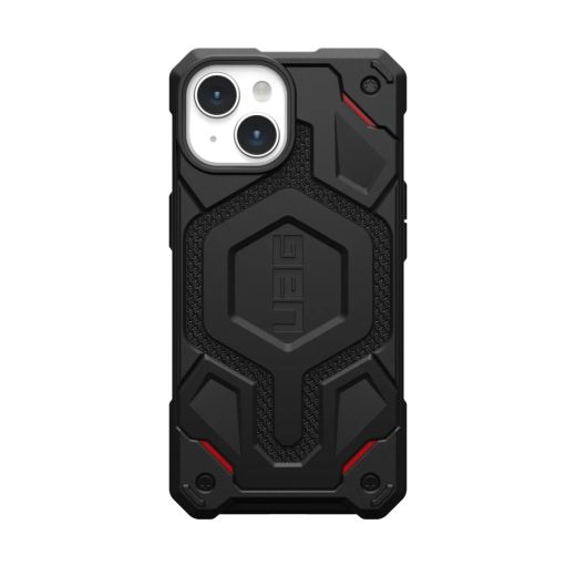 Протиударний чохол UAG Monarch  Pro with MagSafe Kevlar Black для iPhone 15 (114219113940)