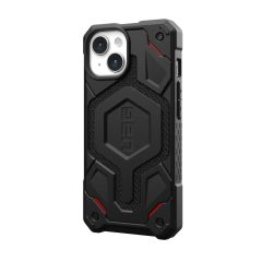 Противоударный чехол UAG Monarch  Pro with MagSafe Kevlar Black для iPhone 15 (114219113940)