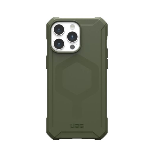 Противоударный чехол UAG Essential Armor with MagSafe Olive Drab для iPhone 15 Pro Max (114296117272)