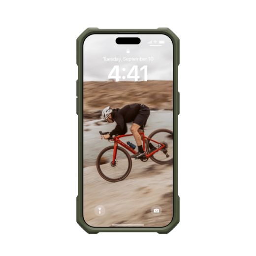 Противоударный чехол UAG Essential Armor with MagSafe Olive Drab для iPhone 15 Pro Max (114296117272)