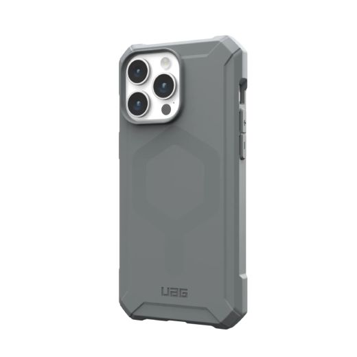 Противоударный чехол UAG Essential Armor with MagSafe Silver для iPhone 15 Pro Max (114296113333)