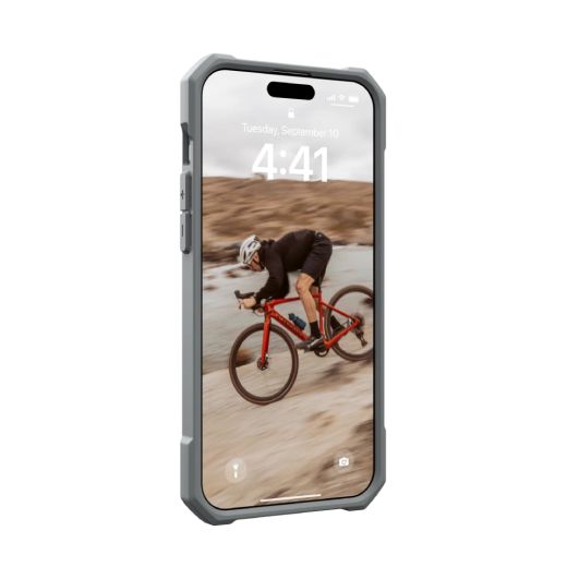 Противоударный чехол UAG Essential Armor with MagSafe Silver для iPhone 15 Pro Max (114296113333)