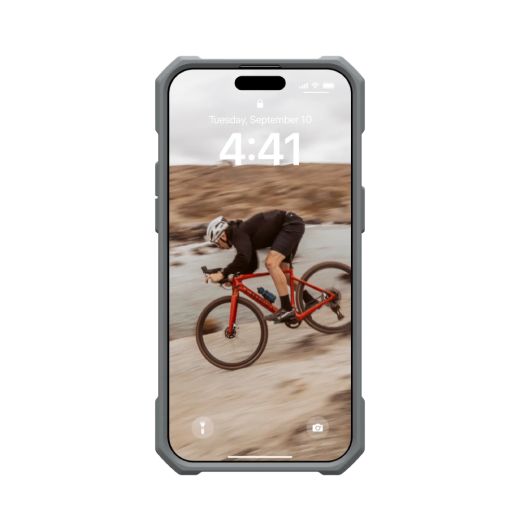 Противоударный чехол UAG Essential Armor with MagSafe Silver для iPhone 15 Pro Max (114296113333)