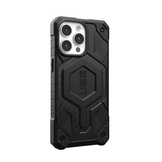 Протиударний чохол UAG Monarch Pro with MagSafe Carbon Fiber для iPhone 15 Pro Max (114222114242)