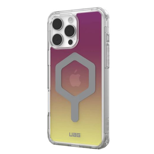 Противоударный чехол UAG Limited Edition Plyo Maroon/Yellow Ombré для iPhone 16 Pro Max (114481114780)