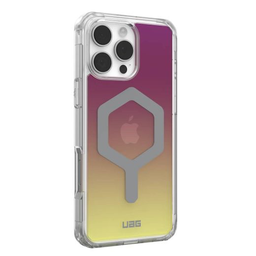 Противоударный чехол UAG Limited Edition Plyo Maroon/Yellow Ombré для iPhone 16 Pro Max (114481114780)