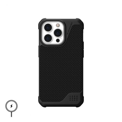 Чехол UAG Metropolis LT with MagSafe Kevlar Black для iPhone 13 Pro