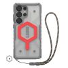 Протиударний чохол з ремінцем UAG Pathfinder Clear Magsafe Active Lava Lanyard для Samsung Galaxy S25 Ultra (2144831BV02)