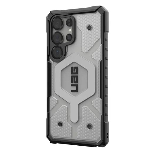 Протиударний чохол UAG Pathfinder Clear Magsafe Ice/Silver для Samsung Galaxy S25 Ultra (214483114333)
