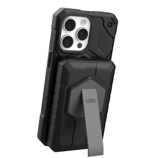 Повербанк UAG SRGE Rugged 10K Wireless Power Bank With Stand Black/Grey (9B4411114030)