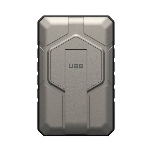 Повербанк UAG SRGE Rugged 10K Wireless Power Bank With Stand Titanium/Black (9B4411114036)