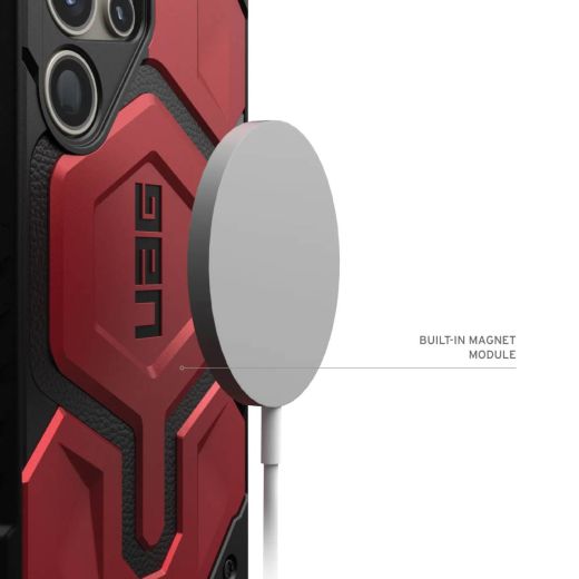 Противоударный чехол UAG Monarch Pro Crimson для Samsung Galaxy S24 Ultra (214416119494)
