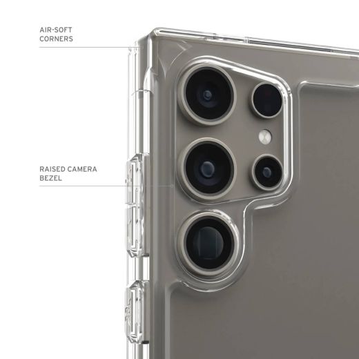 Противоударный прозрачный чехол UAG Plyo Ice для Samsung Galaxy S24 Ultra (214432114343)