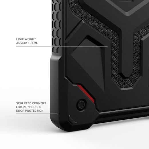 Протиударний чохол UAG Monarch Kevlar Black для Samsung Galaxy S24 Ultra (214415113940)