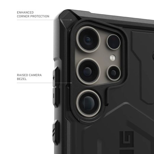 Протиударний чохол UAG Pathfinder Black для Samsung Galaxy S24 Ultra (214425114040)