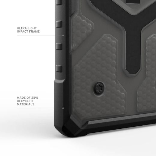 Противоударный чехол UAG Pathfinder Clear Ash для Samsung Galaxy S24 Ultra (214427113131)