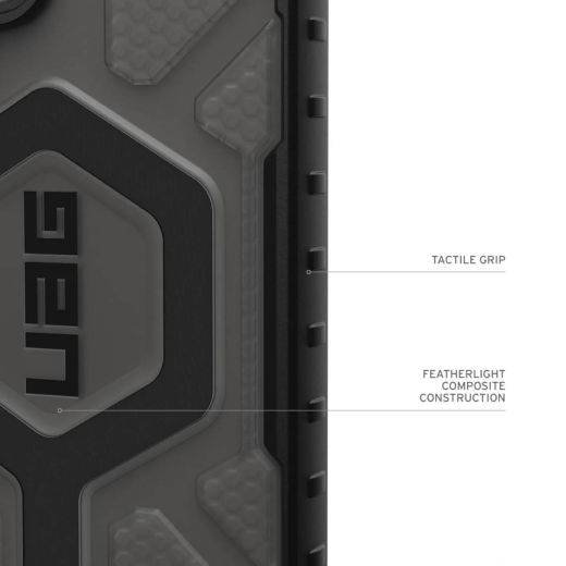Противоударный чехол UAG Pathfinder Clear Ash для Samsung Galaxy S24 Ultra (214427113131)