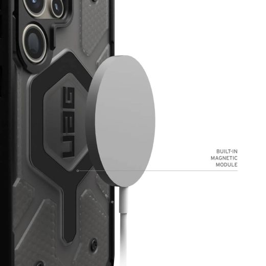 Противоударный чехол UAG Pathfinder Clear Ash для Samsung Galaxy S24 Ultra (214427113131)
