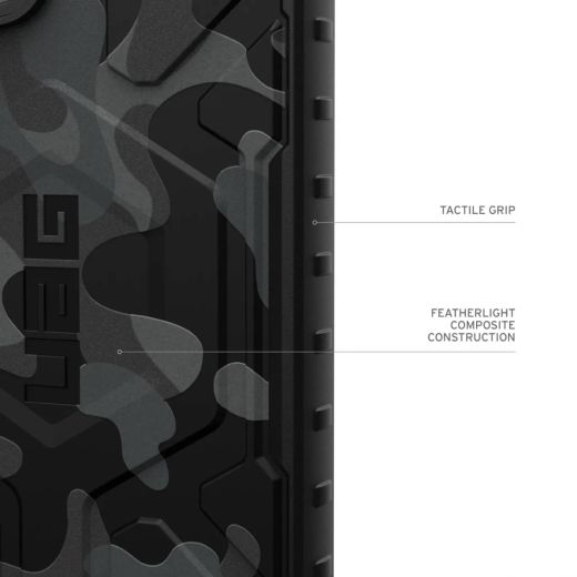 Протиударний чохол UAG Pathfinder SE Black Midnight Camo для Samsung Galaxy S24 Ultra (214426114061)