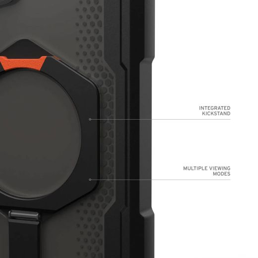 Противоударный чехол UAG Plasma XTE Black/Orange для Samsung Galaxy S24 Ultra (214447114097)
