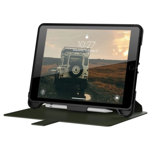 Чохол UAG Scout with Folio Black/Olive для iPad 10.2" (2019 | 2020 | 2021) (12191I114072)