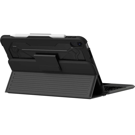 Защитный чехол-клавиатура UAG Rugged Black/Ash для iPad 11'' (2025) | iPad 10.9" (2022) - US English (124021114031)