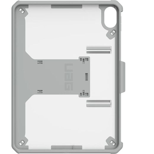 Защитный чехол UAG Scout Healthcare White/Grey with Hand Strap & Kickstand для iPad 11'' (2025) | iPad 10.9" (2022) (12339HB14130)