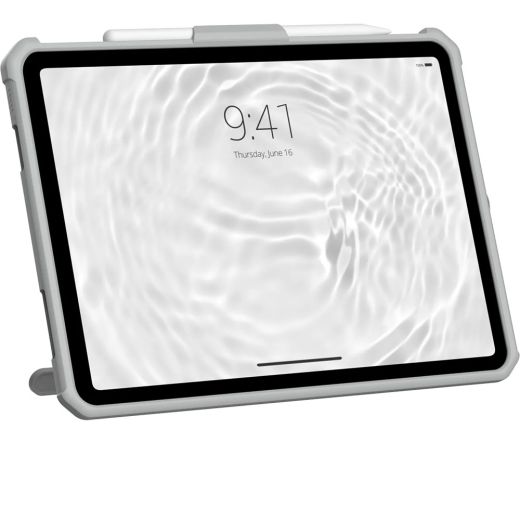 Защитный чехол UAG Scout Healthcare White/Grey with Hand Strap & Kickstand для iPad 11'' (2025) | iPad 10.9" (2022) (12339HB14130)