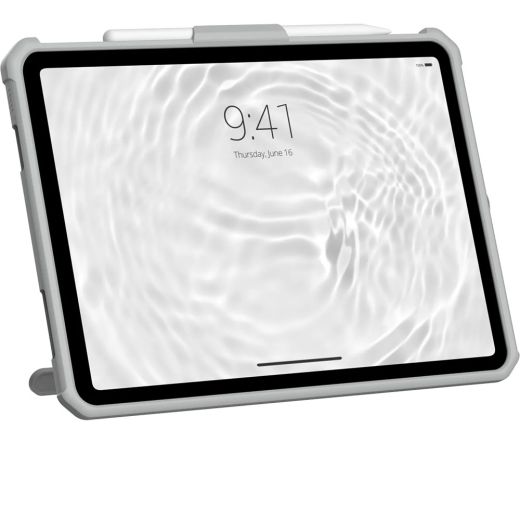 Защитный чехол UAG Scout Healthcare White/Grey для iPad 10.9' (10-го поколения, 2022) with Hand Strap & Kickstand (12339HB14130)