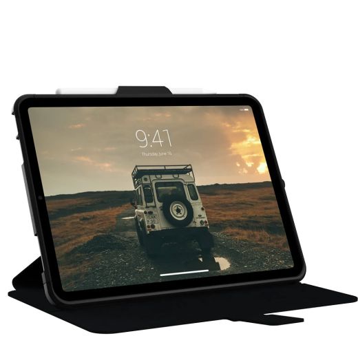 Защитный чехол UAG Scout Folio Case Black/Olive для iPad 11'' (2025) | iPad 10.9" (2022) (12339I114072)