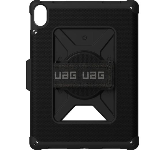 Захисний чохол UAG Metropolis Black with Hand Strap для iPad 11'' (2025) | iPad 10.9" (2022) (12339LB14040)