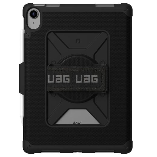 Защитный чехол UAG Metropolis Black для iPad 10.9' (10-го поколения, 2022) with Hand Strap (12339LB14040)