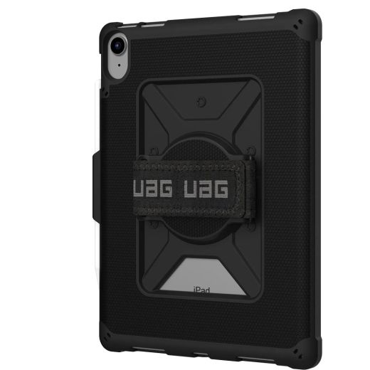 Защитный чехол UAG Metropolis Black для iPad 10.9' (10-го поколения, 2022) with Hand Strap (12339LB14040)