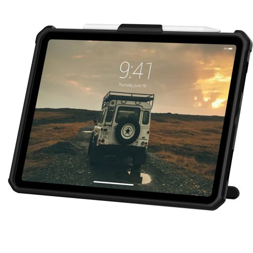 Захисний чохол UAG Scout Healthcare Black with Hand Strap & Kickstand для iPad 11'' (2025) | iPad 10.9" (2022) (12339HB14040)