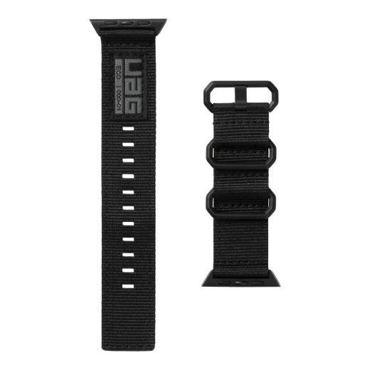 Ремешок UAG Nato Eco Graphite/Black для Apple Watch 49mm | 45mm | 44mm (194001114032)