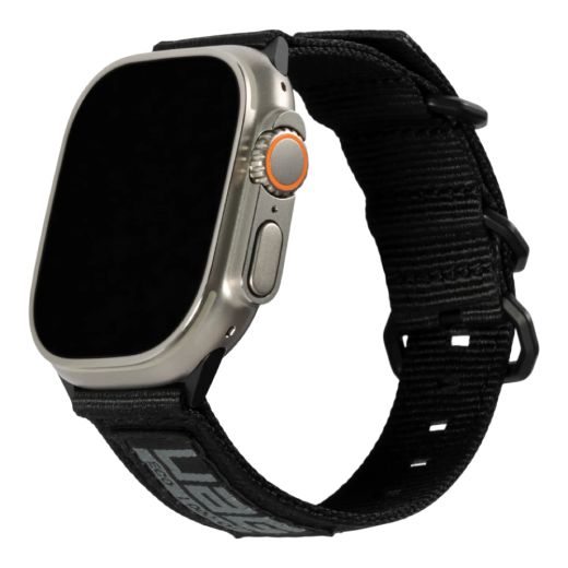 Ремешок UAG Nato Eco Graphite/Black для Apple Watch 49mm | 45mm | 44mm (194001114032)