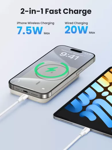 Повербанк UGREEN 10000mAh 20W Magnetic Power Bank
