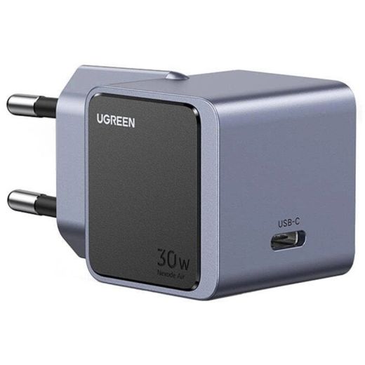 Швидка зарядка Ugreen X503 Nexode S GaN Tech USB Type-C 30W Grey