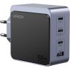 Быстрая зарядка Ugreen X565 Nexode Air USB+3xUSB-C 100W GaN Tech QC4.0 PD3.0 Space Gray 