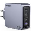 Быстрая зарядка Ugreen X763 Nexode Pro USB + 3 x USB Type-C 160W Grey