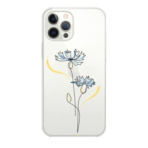 Чехол Oriental Case Ukraine voloshka Clear для iPhone 13 Pro