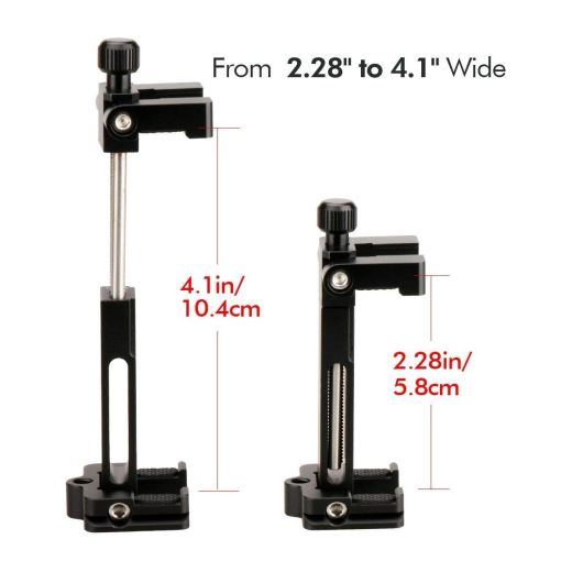 Тримач для телефону Ulanzi Ulanzi ST-03 Metal Smart Phone Tripod Mount with Cold Shoe Black