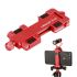 Тримач для телефону Ulanzi Ulanzi ST-03 Metal Smart Phone Tripod Mount with Cold Shoe Red Тримач для телефону Ulanzi Ulanzi ST-03 Metal Smart Phone Tripod Mount with Cold Shoe Red