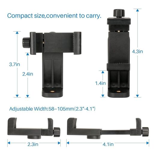 Универсальный держатель для телефона Ulanzi Universal Phone Tripod Adapter Mount Black