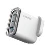 Быстрая зарядка Momax 1-Charge Flow+ 3-Port 80W GaN Charger USB-C & USB-A (UM52UK)
