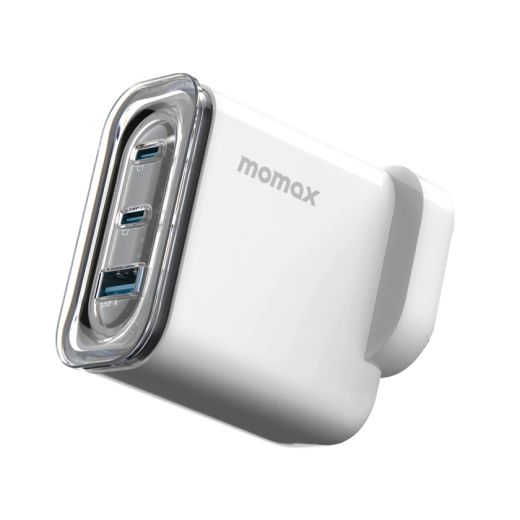 Сетевая зарядка Momax 1-Charge Flow+ 3-Port 80W GaN Charger USB-C & USB-A (UM52UK)