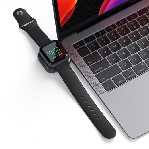 Док-станція Satechi Type-C Magnetic Charging Dock for Apple Watch Space Gray (ST-TCMCAWM)