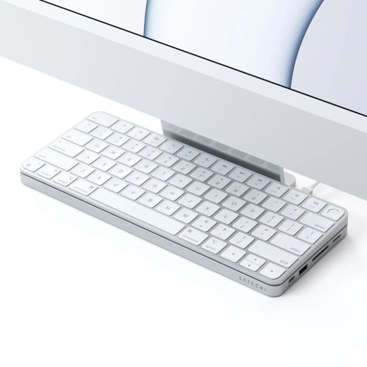 Док-станция Satechi USB-C Slim Dock Silver для iMac 24" (ST-UCISDS)