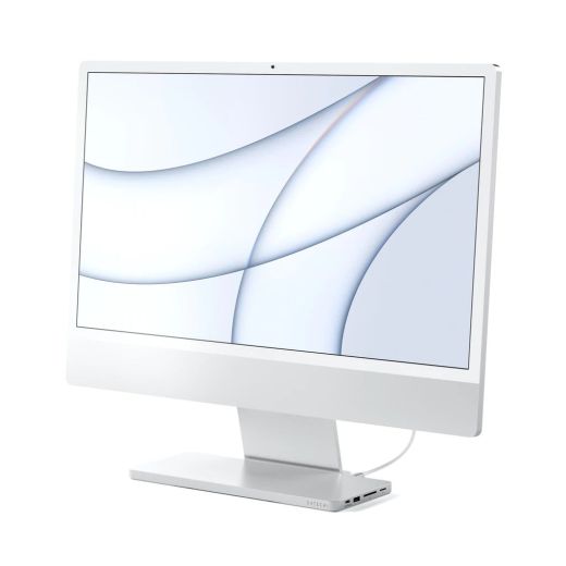 Док-станція Satechi USB-C Slim Dock Silver для iMac 24" (ST-UCISDS)