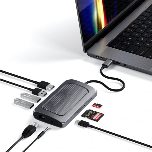 Адаптер Satechi USB-4 Multiport Adapter with 8K HDMI (ST-U4MA3M)